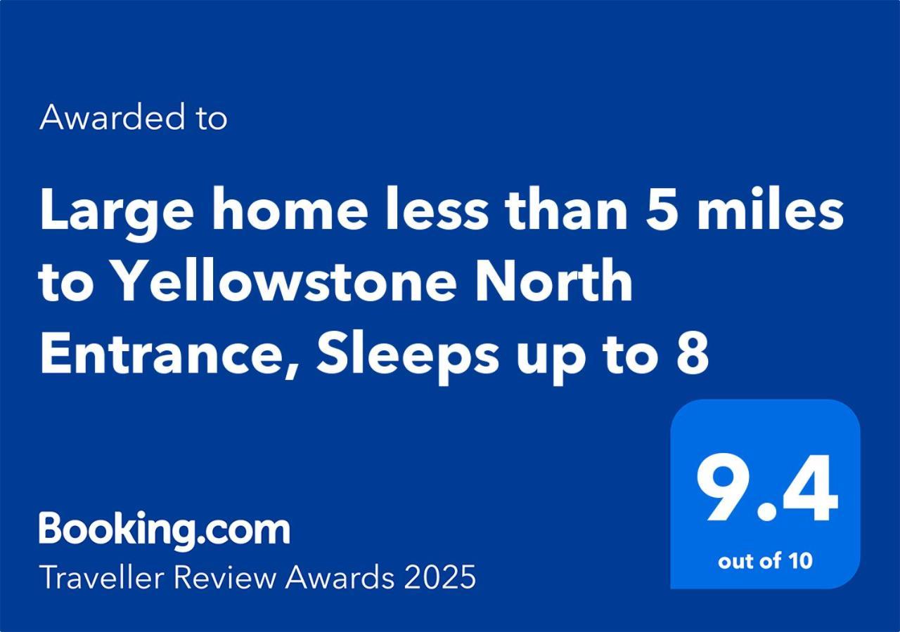 Bison Lodge - Lg Home - 2 Bedrooms - Less Than 5 Miles To Yellowstone North Entrance, Sleeps Up To 8 Gardiner Εξωτερικό φωτογραφία